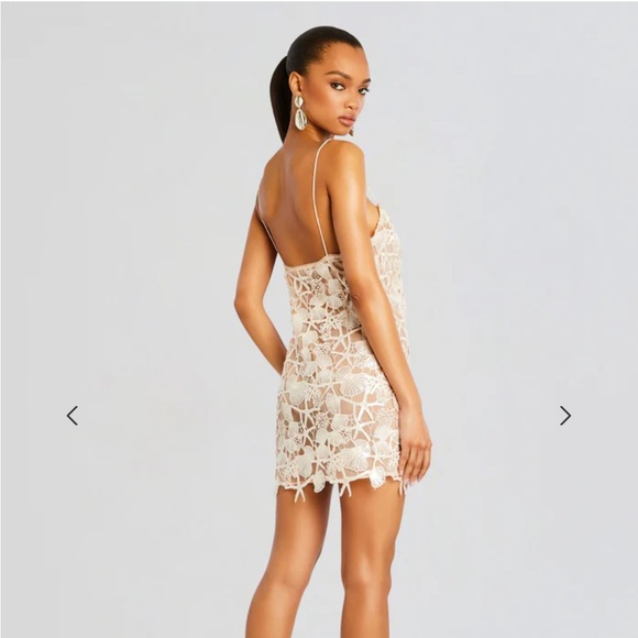 Jaala Sequin Dress Retrofete Size XS. Shell pattern! - Picture 2 of 8